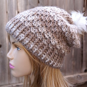 Crochet Hat Slouchy Hat, Crochet Pattern PDF,Easy, Pattern No. 80 image 2