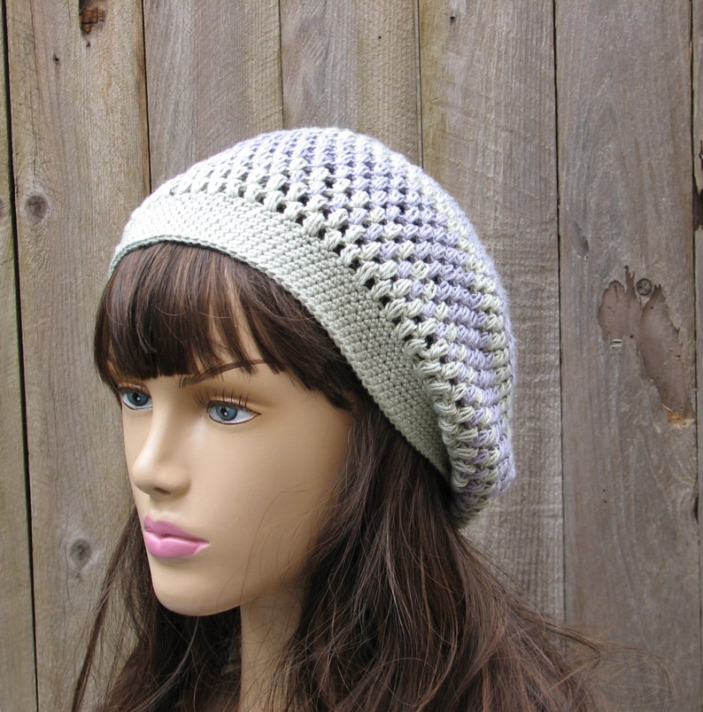 Crochet Pattern Slouchy Spring Hat, Crochet Pattern PDF, Pattern No. 44 image 5