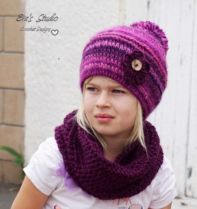 Kit crochet Vivac Bonnet et Snood