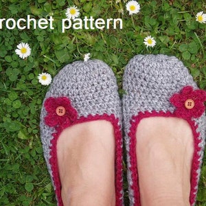 Adult Slippers Crochet Pattern PDF,Easy, Great for Beginners, Shoes Crochet Pattern Slippers,  Pattern No. 18