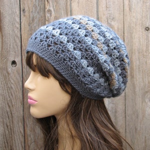 CROCHET PATTERN Slouchy Hat, Crochet Pattern PDF, Pattern No. 27 image 3