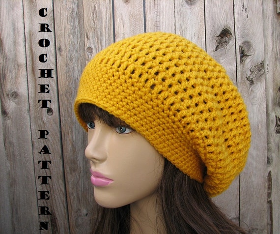 Slouchy Hat Crochet Pattern