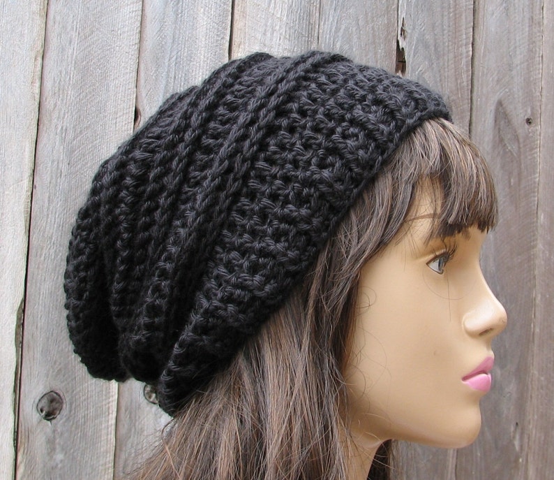 Crochet Hat Slouchy Hat Winter Accessories Autumn Accessories Fall Fashion image 2