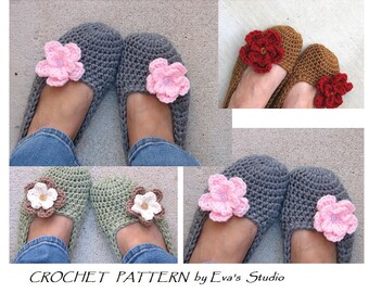 Haakpatroon, pantoffels volwassenen, eenvoudig, ideaal voor beginners, schoenen gehaakt pantoffels, patroon nr. 7
