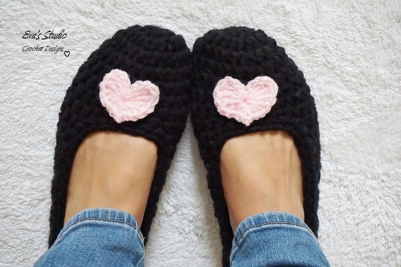 Adult Slippers Crochet Pattern PDF,Easy, Great for Beginners, Shoes Crochet Pattern Slippers, Pattern No. 96 image 2