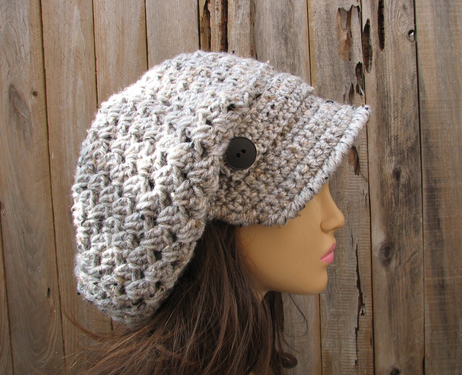 Crochet pattern Newsboy Hat Pattern Crochet Pattern PDF Etsy