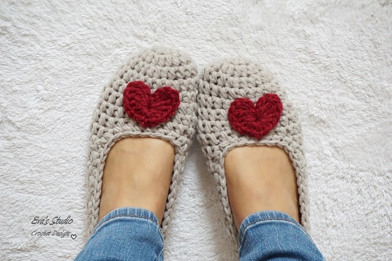 Adult Slippers Crochet Pattern PDF,Easy, Great for Beginners, Shoes Crochet Pattern Slippers, Pattern No. 96 image 1