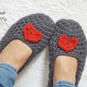 Adult Slippers Crochet Pattern PDF,Easy, Great for Beginners, Shoes Crochet Pattern Slippers, Pattern No. 96 image 3