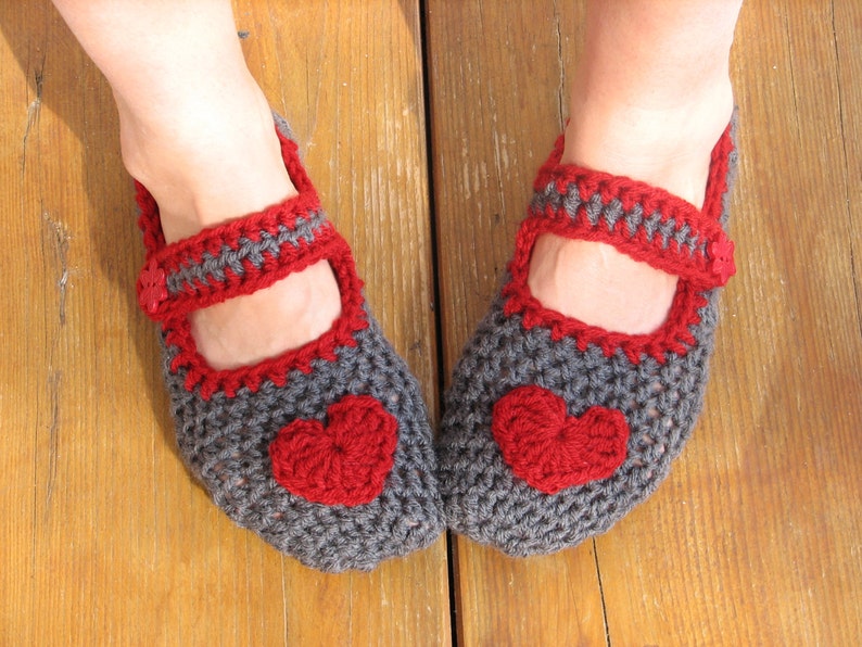 Mary Jane Slippers Crochet Pattern PDF,Easy, Great for Beginners, Shoes Crochet Pattern Slippers, Pattern No. 22 image 3