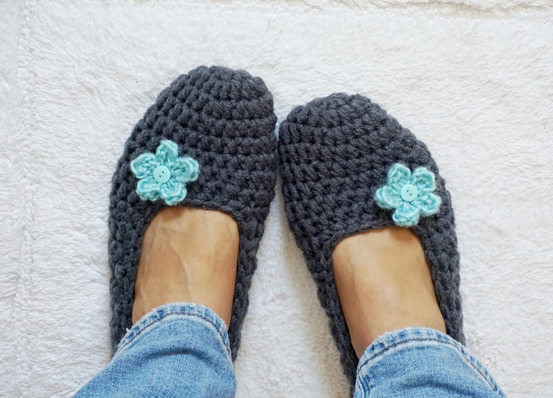 light blue slippers