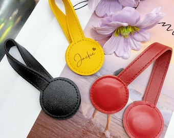 Fermaglio per cappello personalizzato, fermaglio per cappello in pelle personalizzato, portachiavi da viaggio, porta cappello magnetico, accessori per borse, fermaglio per cappello in pelle, regalo per damigella d'onore