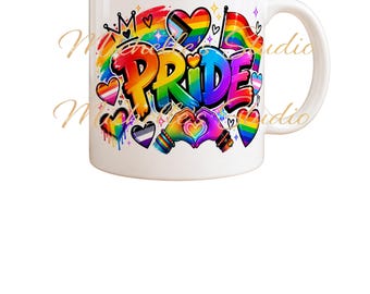 Taza Arcoíris del Orgullo / Taza de Café LGBTQ El Amor Es Amor