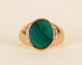 Ring - Malachite Signet