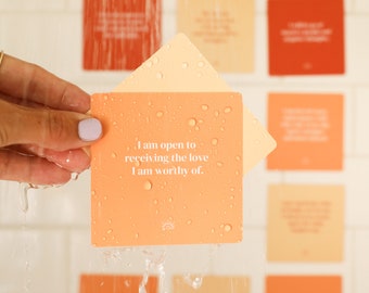 Positivity Shower Affirmations™, Set of Waterproof Daily Affirmations