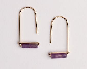 Amethyst Gemstone Drop - Healing