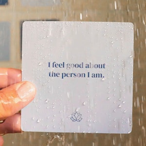 Shower Affirmation™ Cards - Sobriety