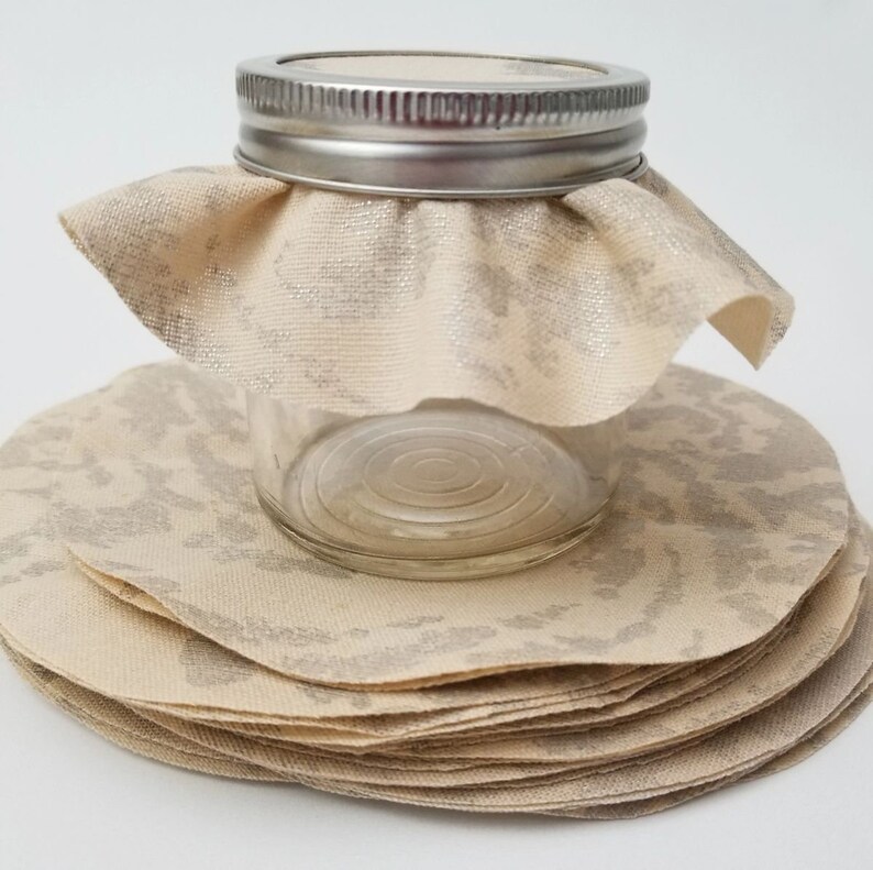 Jar Toppers Three Dozen 36 Fabric Circles Etsy