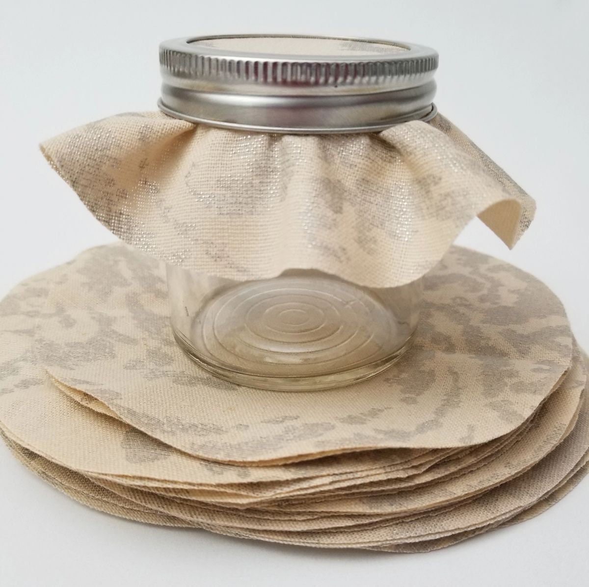 Jar Toppers Three Dozen 36 Fabric Circles Etsy