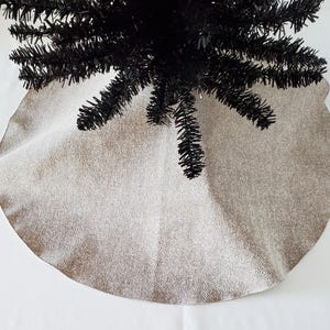 Fancy Fabric Neutral Tree Skirt - USA Made
