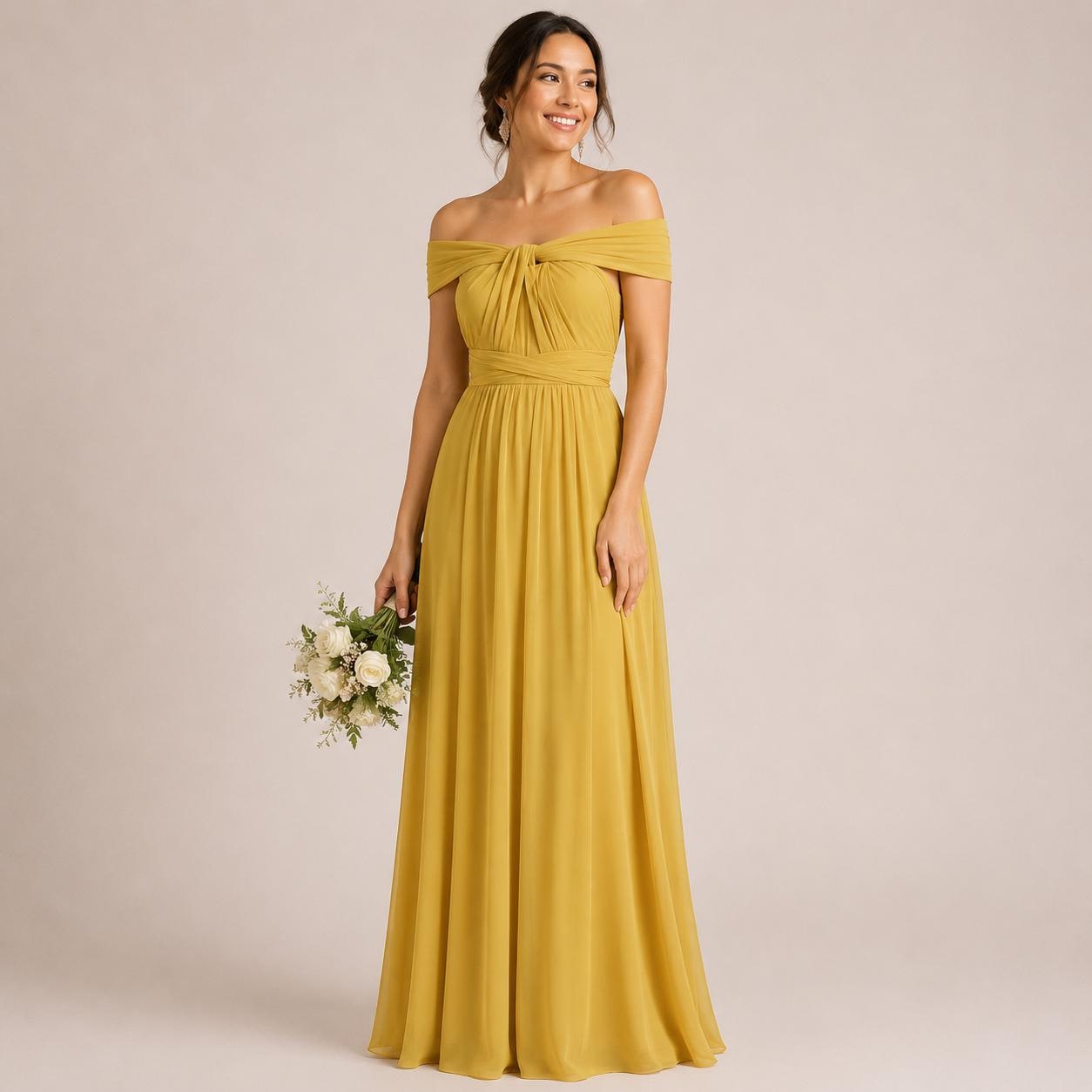 Mustard Yellow Bridesmaid Dress - Etsy
