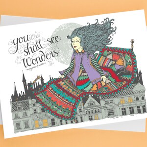 Carte de voeux citation William Shakespeare - Vous verrez des merveilles