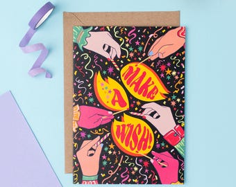 Make A Wish Birthday Card