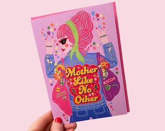 Mother Like No Other -  Mother's Day Card - Cool Mum Card