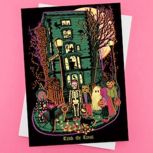 Halloween Trick Or Treat Greeting Card - Halloween - Birthday