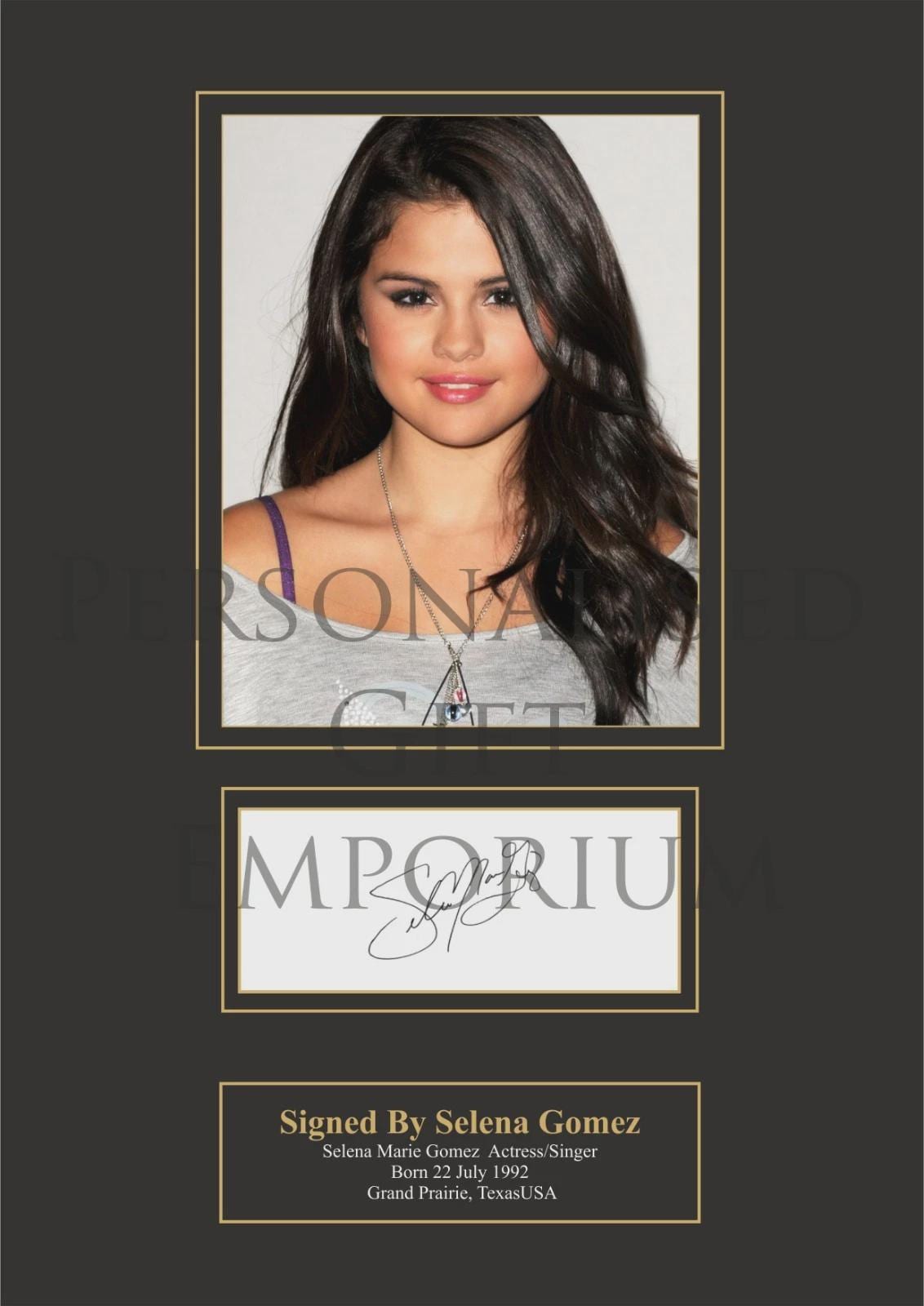 セレーナ ゴメス 直筆サイン 2026年最新】selena gomez サインの人気アイテム - メルカリ