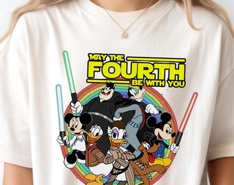 May The 4th Be With You Shirt, Disney Star Wars Sweatshirt, Space Adventure T-shirt