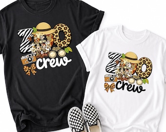 Disney Zoo Crew Family Matching Shirts, Animal Kingdom Safari Wild Trip Shirt