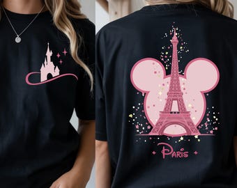 Disneyland Paris Shirt For Women, Paris Disneyworld Vacation Crewneck, Disney Outfit