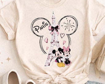 Paris Disneyland Family T-Shirt, Eiffel Tower Vacation Outfit