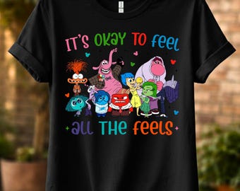 It's Okay To Feel All The Feels Shirt, Mental Health Awareness Tee