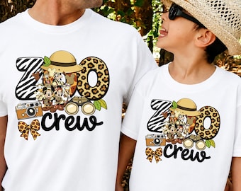 Disney Zoo Crew Family Matching Shirts, Animal Kingdom Safari Wild Trip Shirt