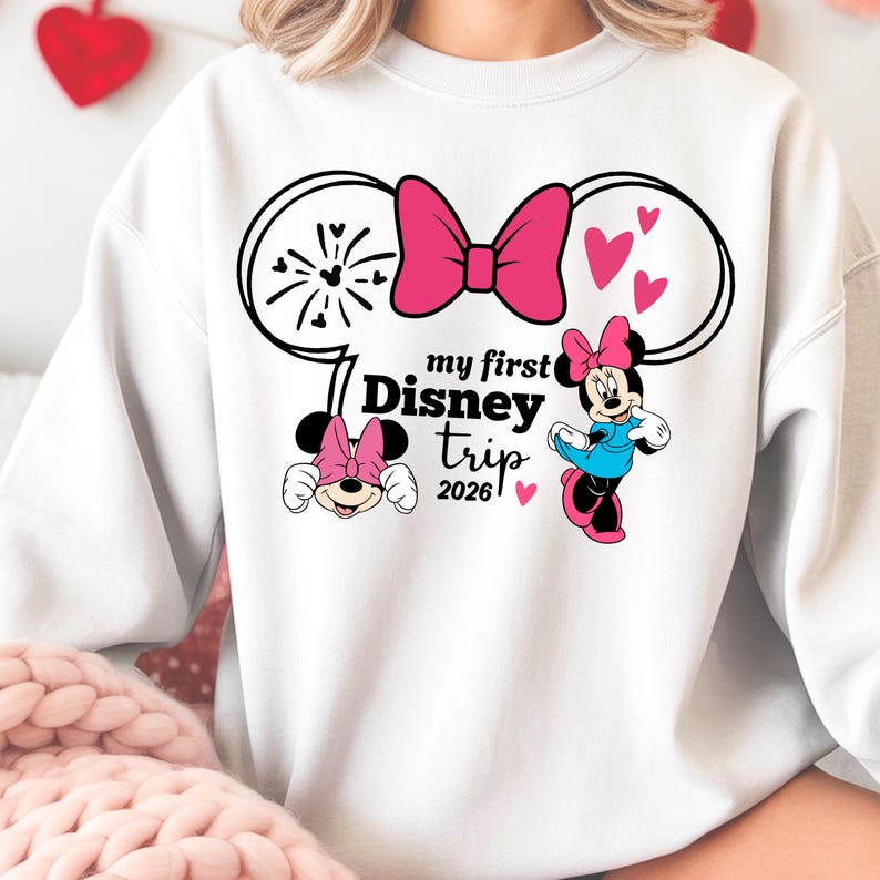 My First Disney Trip 2026 Shirt, Disneyland Family Vacation T-shirts, Disneyworld Toddler Kids Tees bild 9