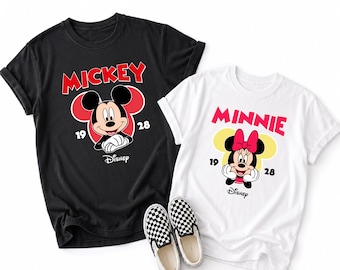 Disney Matching Shirts, Mickey Mouse Shirt, Minnie Tee, Disneyland Vacation T-shirts,  Disneyworld Shirt 2026