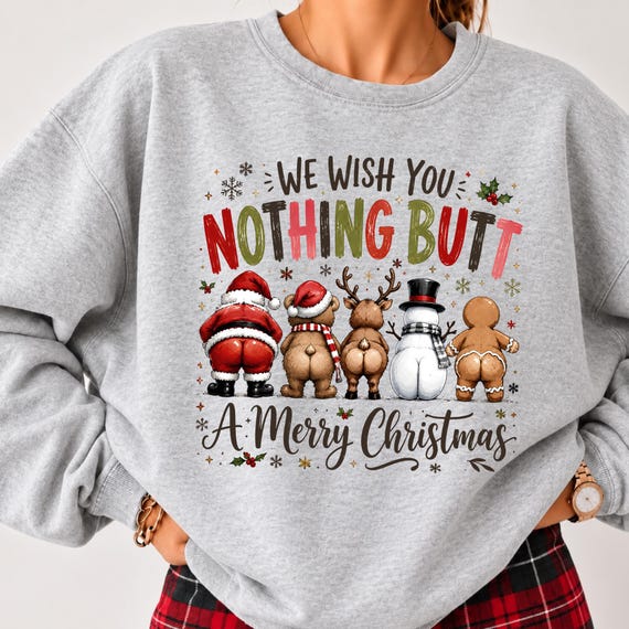 Funny Christmas Sweatshirt, Christmas Santa Shirt, Merry Christmas Sweater, Holiday Season Crewneck, Gingerbread T-shirt, Christmas Gift