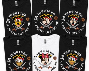 Mickey And Friends Pirates of the Caribbean Shirt, Disney Cruise Pirate Night Matching T-shirts