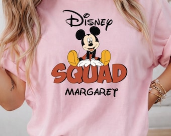 Custom Disney Family shirts, Personalized Disneyland Matching Shirt, Disneyworld Vacation T-shirt