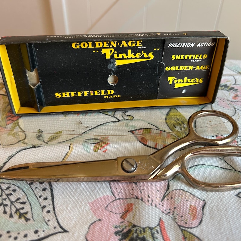 Rustless Metal Vintage Sheffield Scissors - Etsy