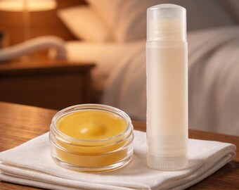 CPAP Overnight Lip Balm – Heavy Emollient Hydration, Tube or Jar (Vegan Option)