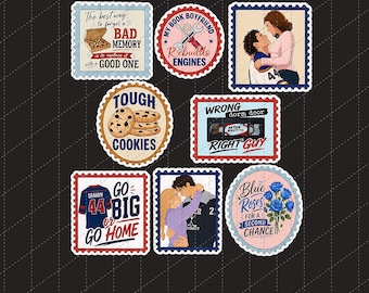 Off Campus StampPng, Hockey Romance Bookish Gift, Sports Romance Reader Merch Png, Booktok Waterproof Sticker