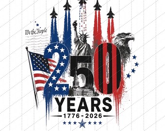 USA 250th Anniversary Shirtdesign Png, Semiquincentennial 1776-2026 Png, Patriotic American Pride Png, 4th of July 2026