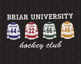 Hockey Club Baby Digital Download, Retro College Hockey Baby Png, Sports Lover Gift, Romance Reader, Bookish Gift