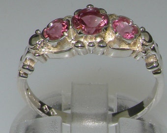 認定天然トルマリン ピンク 925 シルバー 9ct 14k 18k 375 585 750