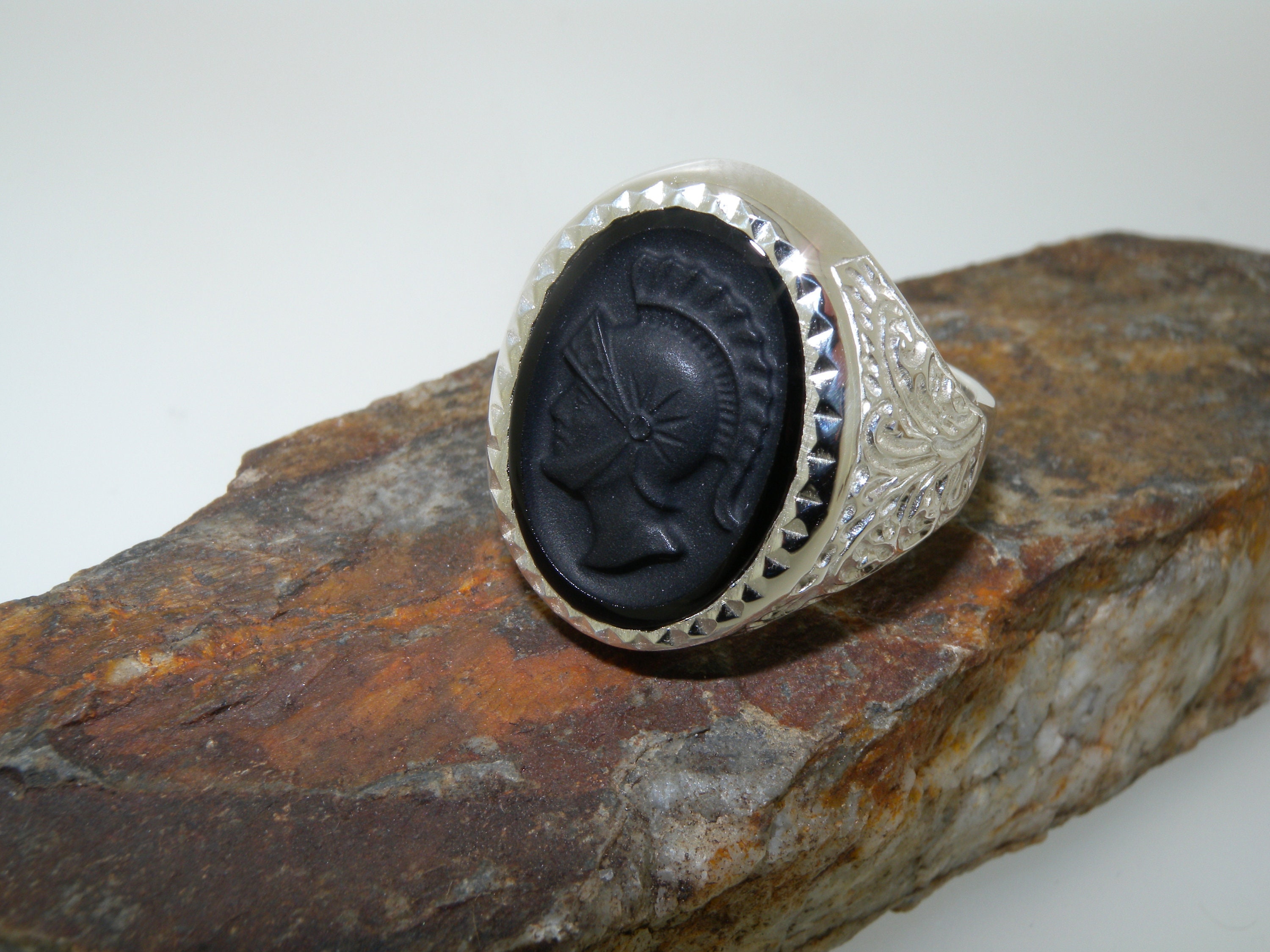Medewerker textuur onbetaald Mens Solid 925 Sterling Zilver Ajax Centurions hoofd Onyx - Etsy Nederland Medewerker textuur onbetaald Mens Solid 925 Sterling Zilver Ajax Centurions hoofd Onyx - Etsy Nederland