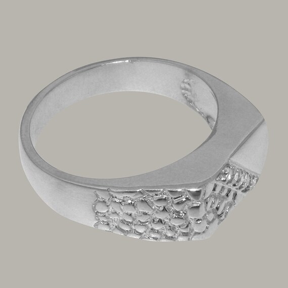 新作 Sterling 925 Silver Ring Band Mens Zirconia Cubic 工芸品