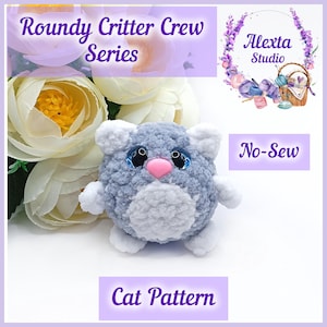 Amigurumi Cat No Sew Crochet Pattern PDF | Small Plush Toy | English Pattern | Instant Download