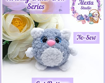 Amigurumi Cat No Sew Crochet Pattern PDF | Small Plush Toy | English Pattern | Instant Download
